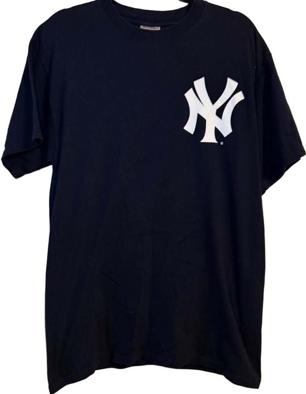Majestic New York Yankees Martin 08 Size L T-Shirt Navy Blue MLB